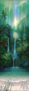 Lake Pond Waterfall Painting - Wailini Falls